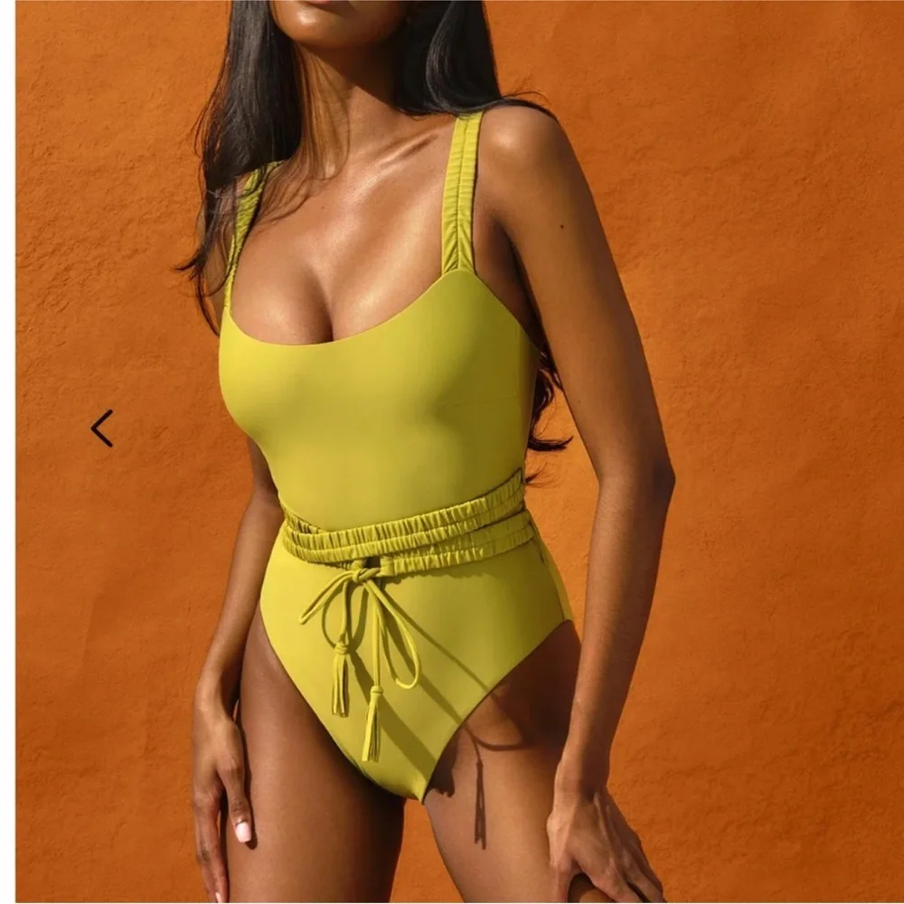 Andrea Iyamah swimsuit one piece wasabi green - Picture 4 of 4
